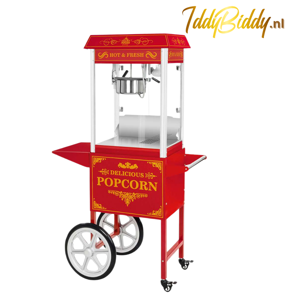 rode popcornmachine op kar. Kinderfeest organiseren?
